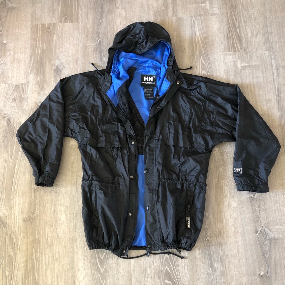 90s Helly Hansen Packable Line Drawstring Windbre… - image 1